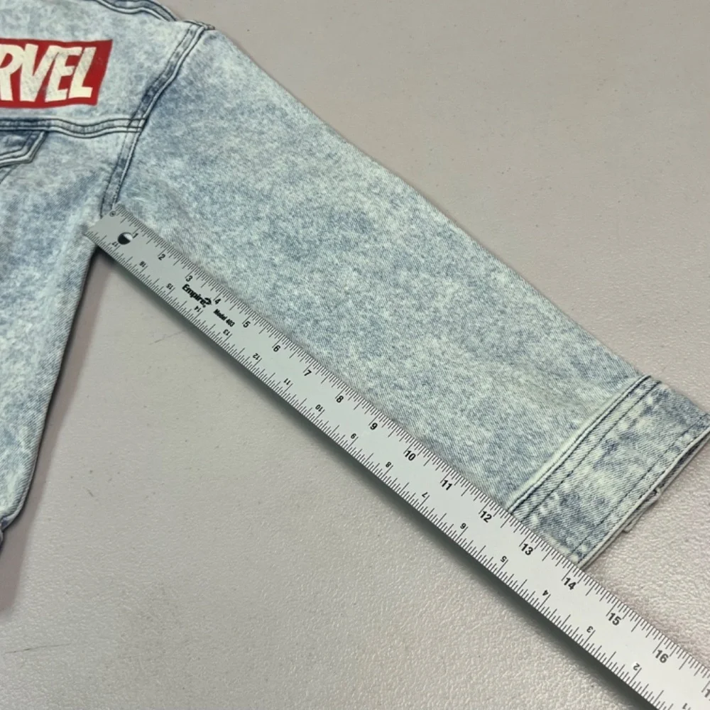 Disney Marvel Girls' Light Denim Wash‎ Jacket, Sizes 10/12